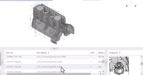 3D Snapshot - Connecting Rod Cap